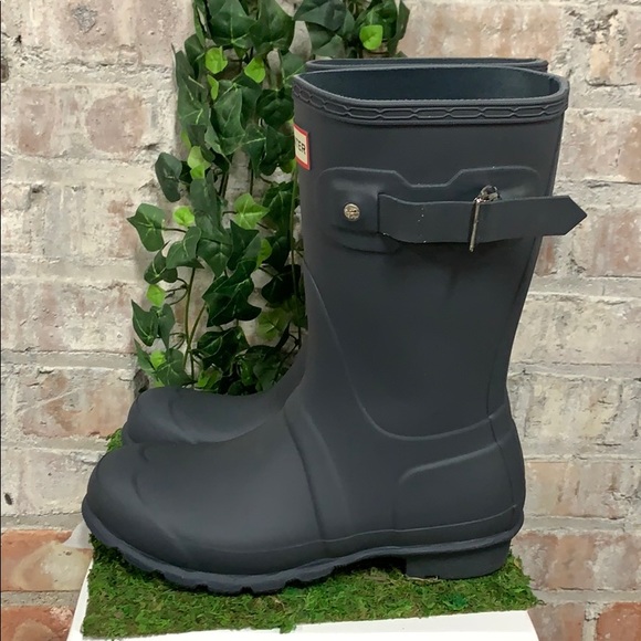 NIB Hunter Original Short Boot Dark Slate - Picture 2 of 8